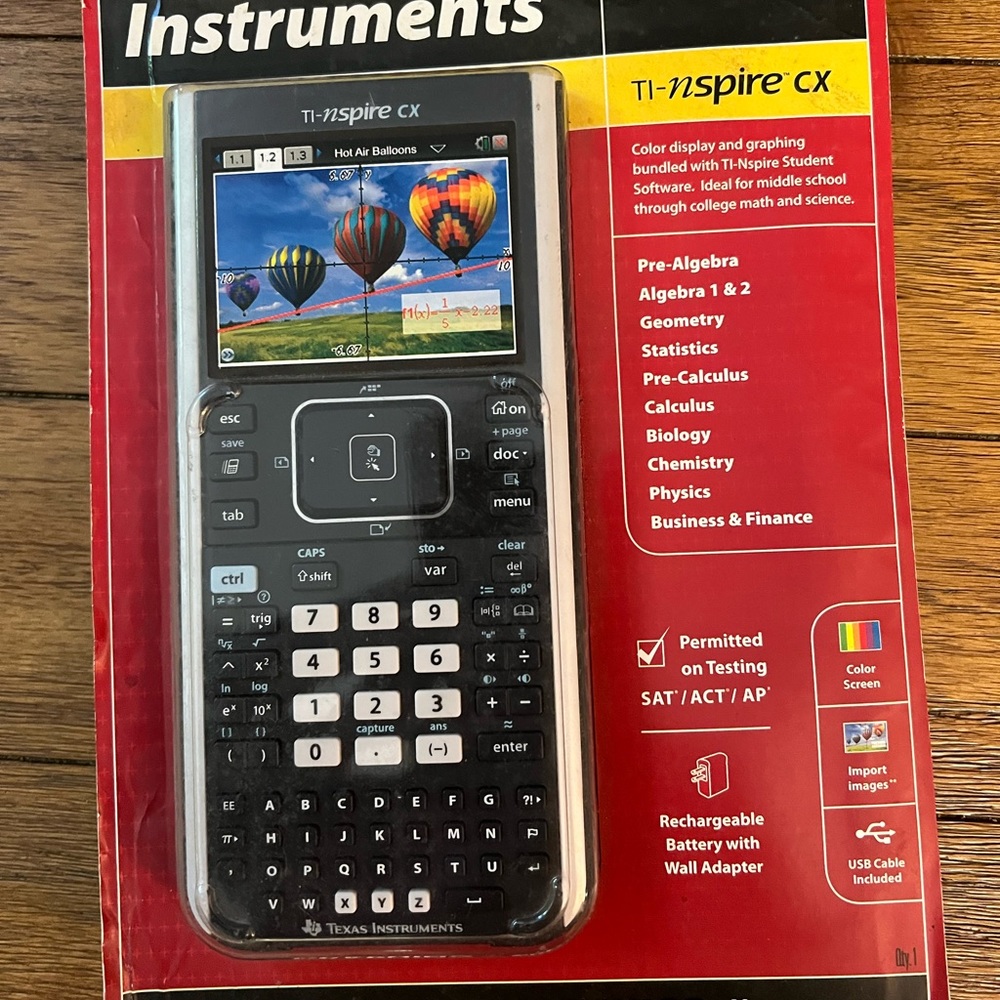 TI-nspire cx Graphing and Software Calculator